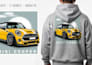 create a detailed custom car vector illustrations